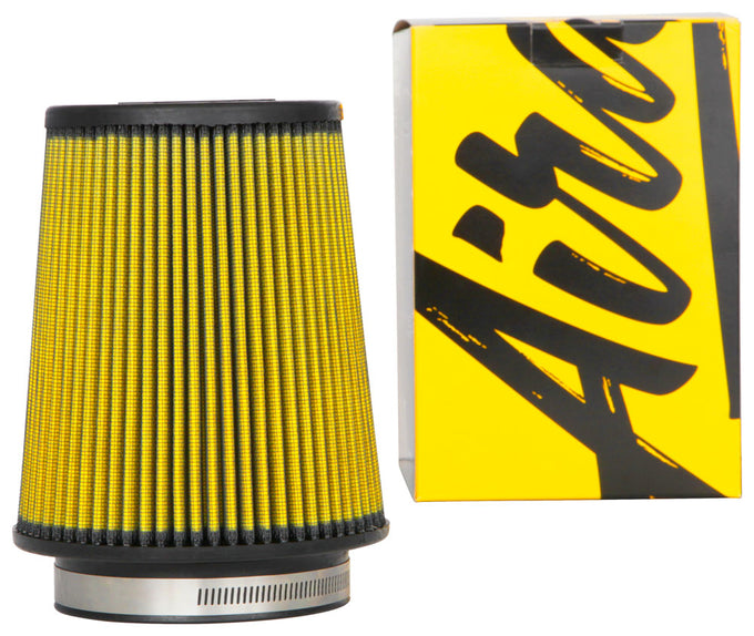 4in flange Cone Air Filter, Synthaflow <br> 6 Base, 4-5/8 Top, 7 in H