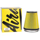 6in flange Cone Air Filter, Synthaflow <br> 7-1/4 Base, 5 Top, 8 in H