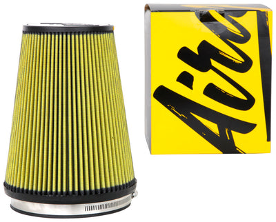 6in flange Cone Air Filter, Synthaflow <br> 7-1/4 Base, 5 Top, 9 in H
