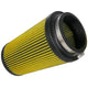 4in flange Cone Air Filter, Synthaflow <br> 6 Base, 4-5/8 Top, 9 in H