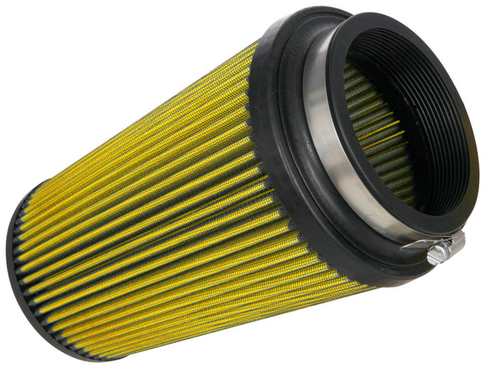 4in flange Cone Air Filter, Synthaflow <br> 6 Base, 4-5/8 Top, 9 in H