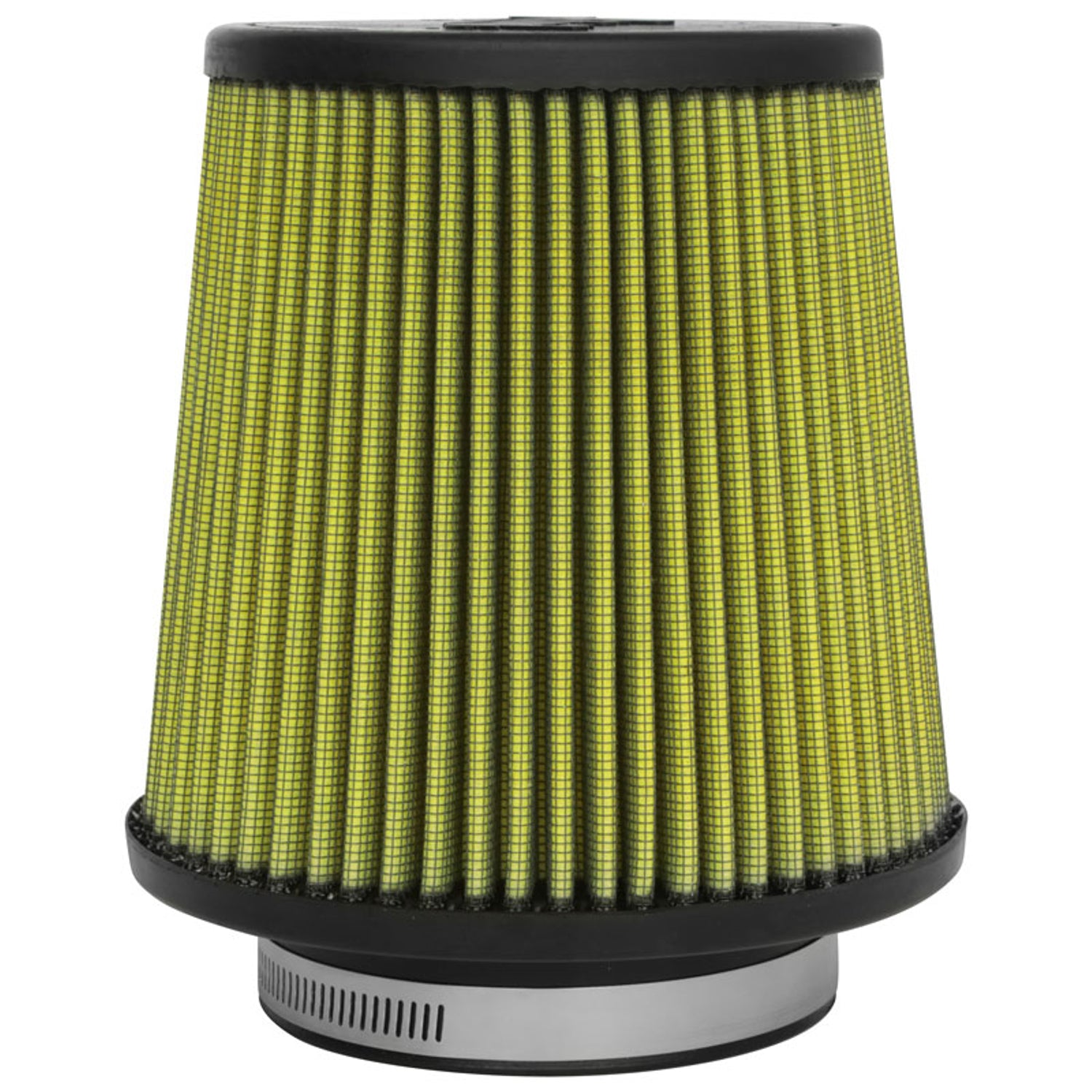 6in flange Cone Air Filter, Synthaflow <br> 9 Base X 6-11/16T 7-9/16in H