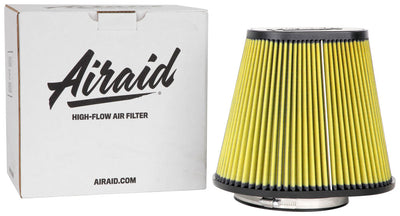 6in flange Cone Air Filter, Synthaflow <br> 10-3/4 X 7-3/4 Base, 7-1/4 X 4-1/4 Top, 9 in H