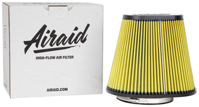 6in flange Cone Air Filter, Synthaflow <br> 10-3/4 X 7-3/4 Base, 7-1/4 X 4-1/4 Top, 9 in H