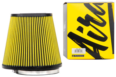 6in flange Cone Air Filter <br> 9 X 7-1/2 Base X 6-3/8 X 3-7/8 Top 8 in H