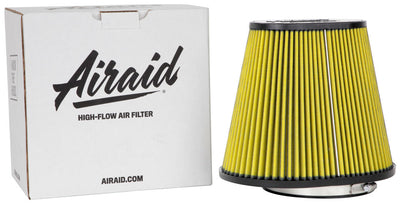 6in flange Cone Air Filter, Synthaflow <br> 10-3/4 X 7-3/4 Base, 7-1/4 X 4-1/4 Top, 9 in H
