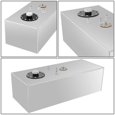 Aluminum Fuel Tank - 15 gal. <br> 30 in. L x 12 in. W x 9 in. H