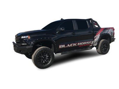 Heavy Duty Steel Running Boards <br>19-24 Chevy Silverado, GMC Sierra 1500, 2500 ,3500
