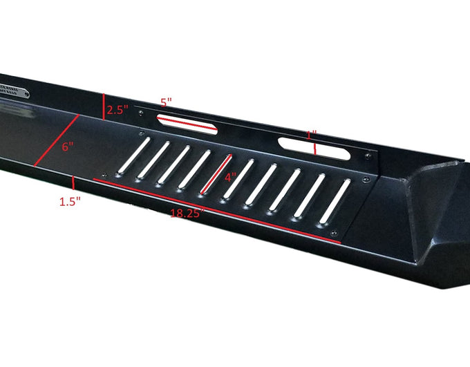 Heavy Duty Steel Running Boards <br>19-24 Chevy Silverado, GMC Sierra 1500, 2500 ,3500