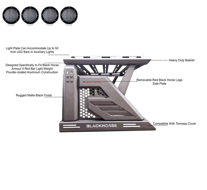 Roll Bar W/Basket Kit <br>05-23 Toyota Tacoma