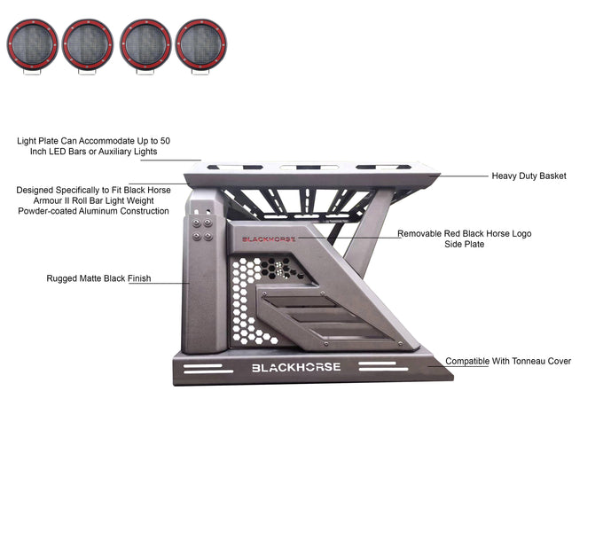 Roll Bar W/Basket Kit <br>19-23 Jeep Gladiator