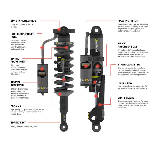 BP51 Kit FR 2.5 in/0-330 lb, RR 0 in/0 lb <br> 10-24 Toyota 4Runner