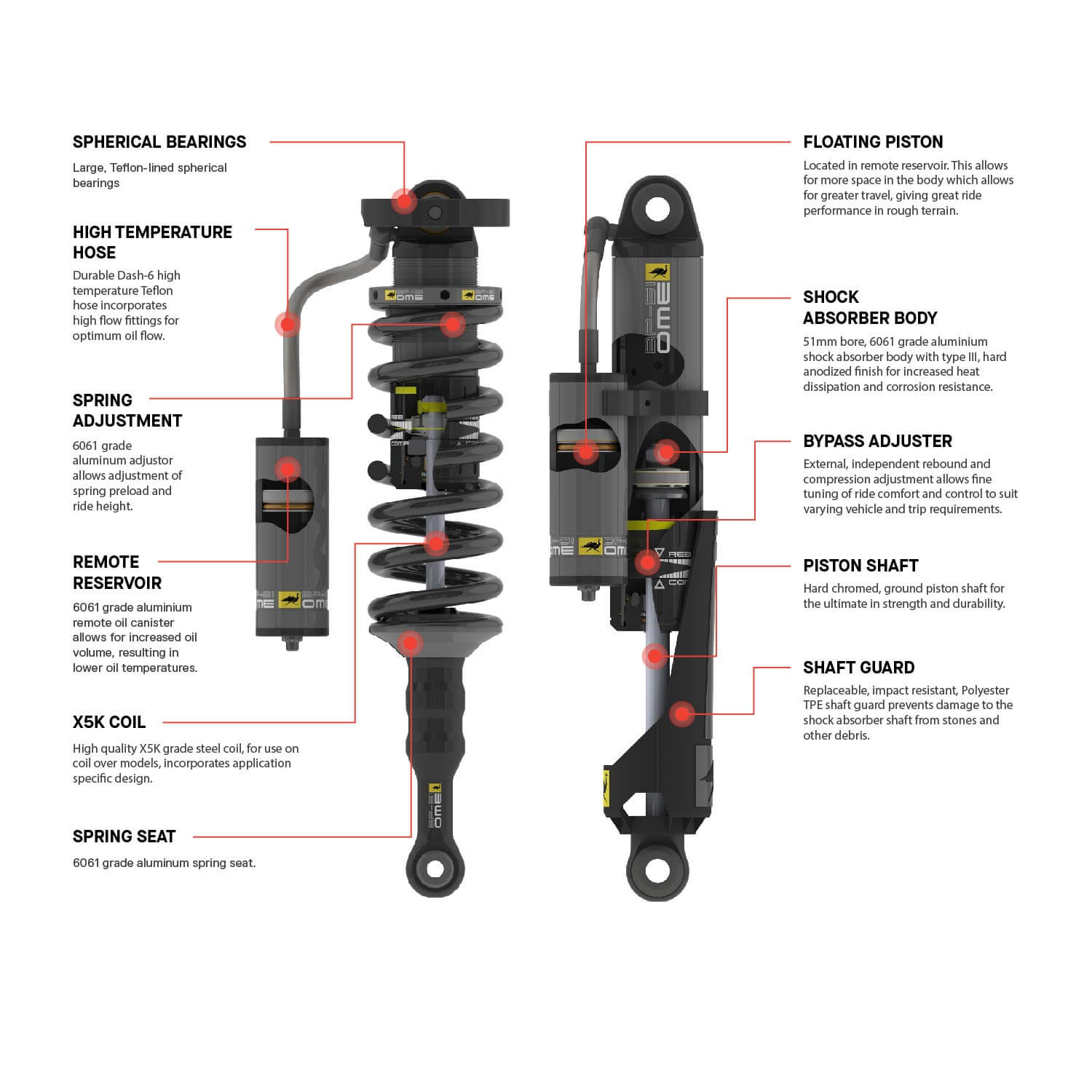 BP51 Kit FR 2.5 in/0-330 lb, RR 2 in/880 lb <br> 10-24 Toyota 4Runner