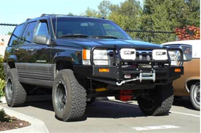Winch Bumper <br> 93-98 Jeep Grand Cherokee