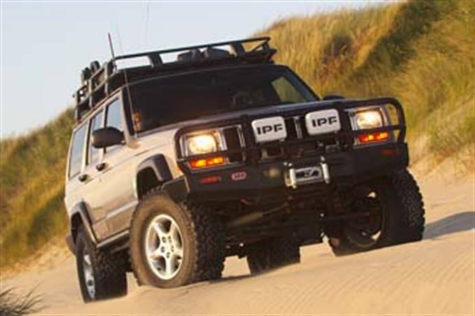 Winch Bumper <br> 97-01 Jeep Cherokee