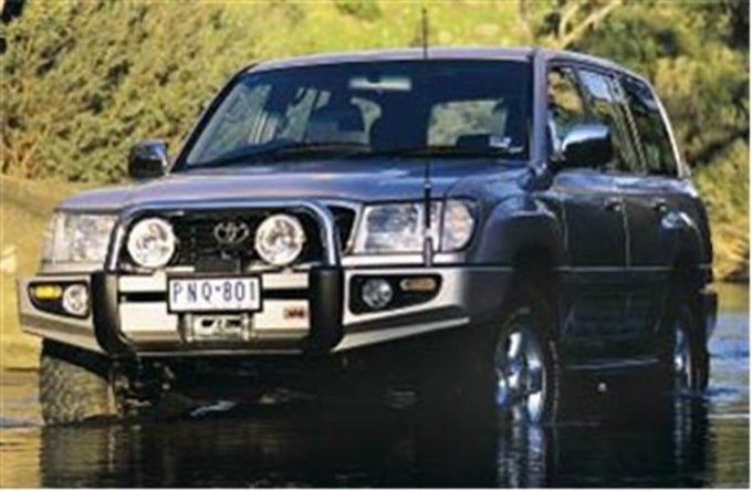 Sahara Deluxe Bumper <br> 98-01 Lexus LX470, Toyota Land Cruiser