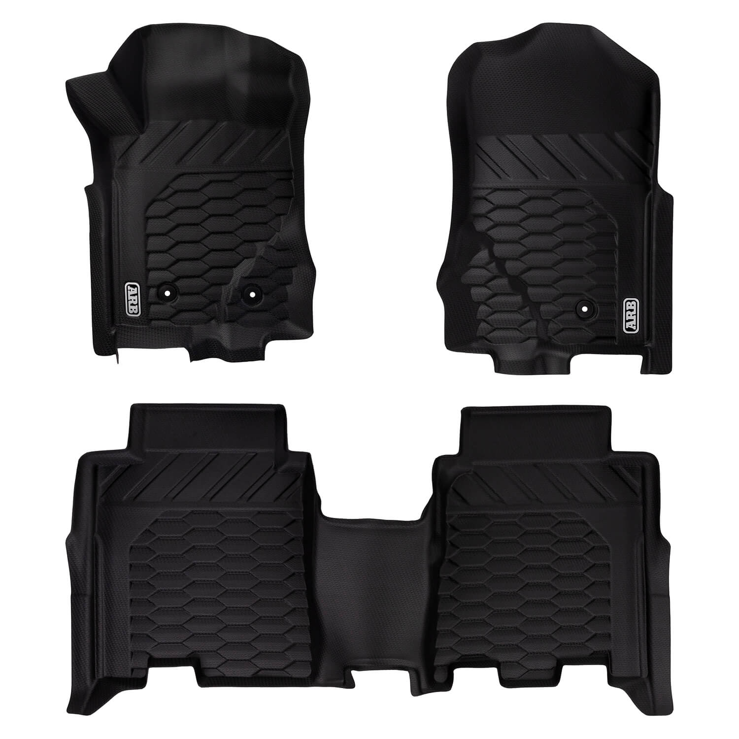 Floor Liners for the Front and Rear <br> 21-23 Ford Bronco