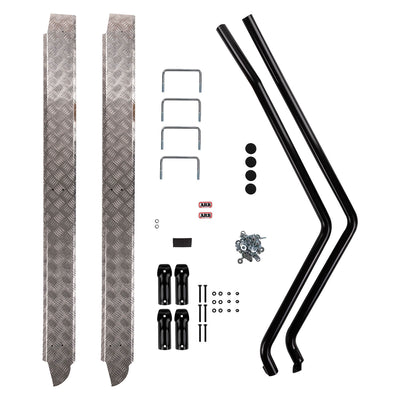 Deluxe Side Rail And Step <br> 96-97 Lexus LX450 90-97 Toyota Land Cruiser