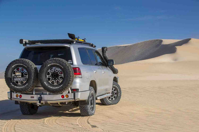 Swingaway Spare Tire Carrier Left Side <br> 98-11,13-15 Toyota Land Cruiser