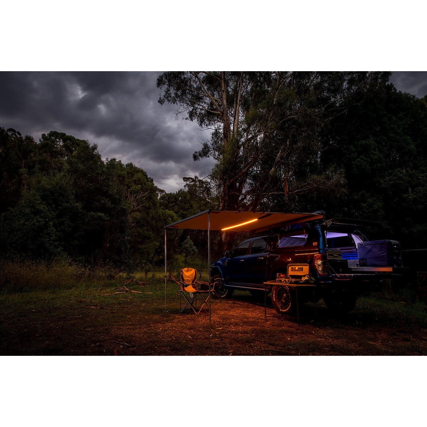 Soft Case Awning With Light 2.5M