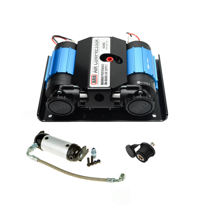 Twin 12V Onboard Compressor Kit <br> 21-23 Ford Bronco