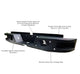Heavy Duty Rear Bumper <br>19-23 Ford Ranger