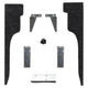 Roller Drawer Side Floor Kit <br> 07-10 Jeep Wrangler