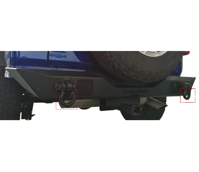Heavy Duty Rear Bumper <br>18-24 Jeep Wrangler