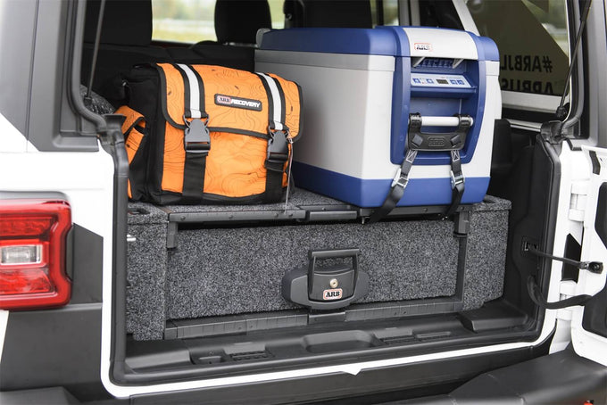Roller Drawer Side Floor Kit <br> 18-23 Jeep Wrangler