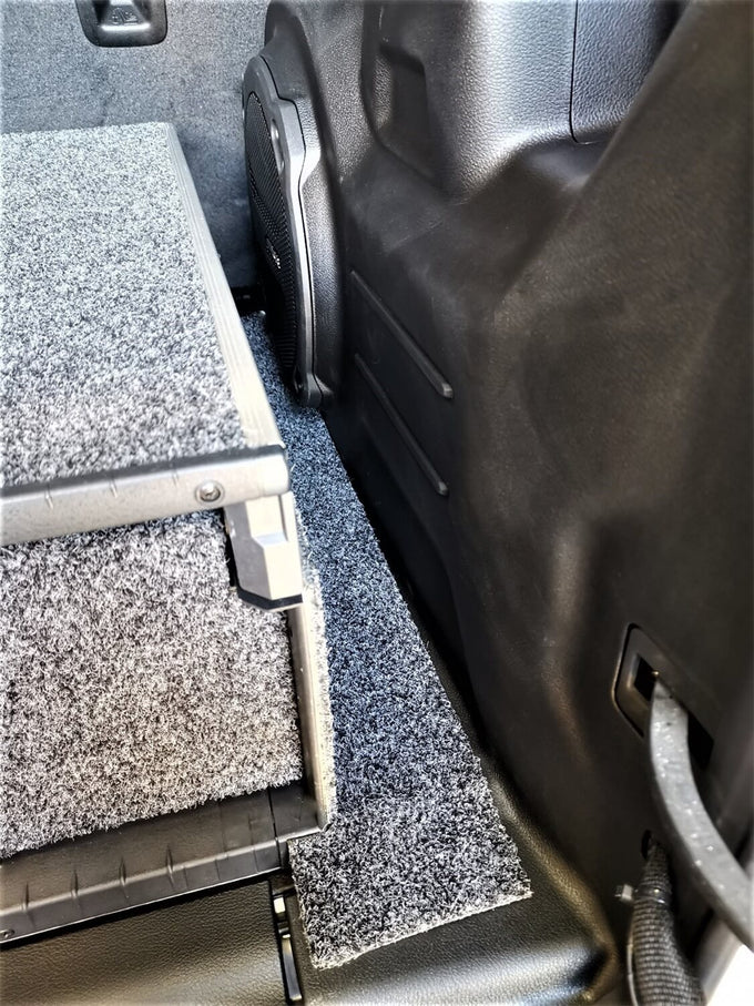 Roller Drawer Side Floor Kit <br> 18-23 Jeep Wrangler