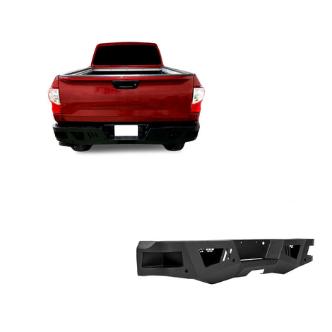 Heavy Duty Rear Bumper <br>16-24 Nissan Titan XD
