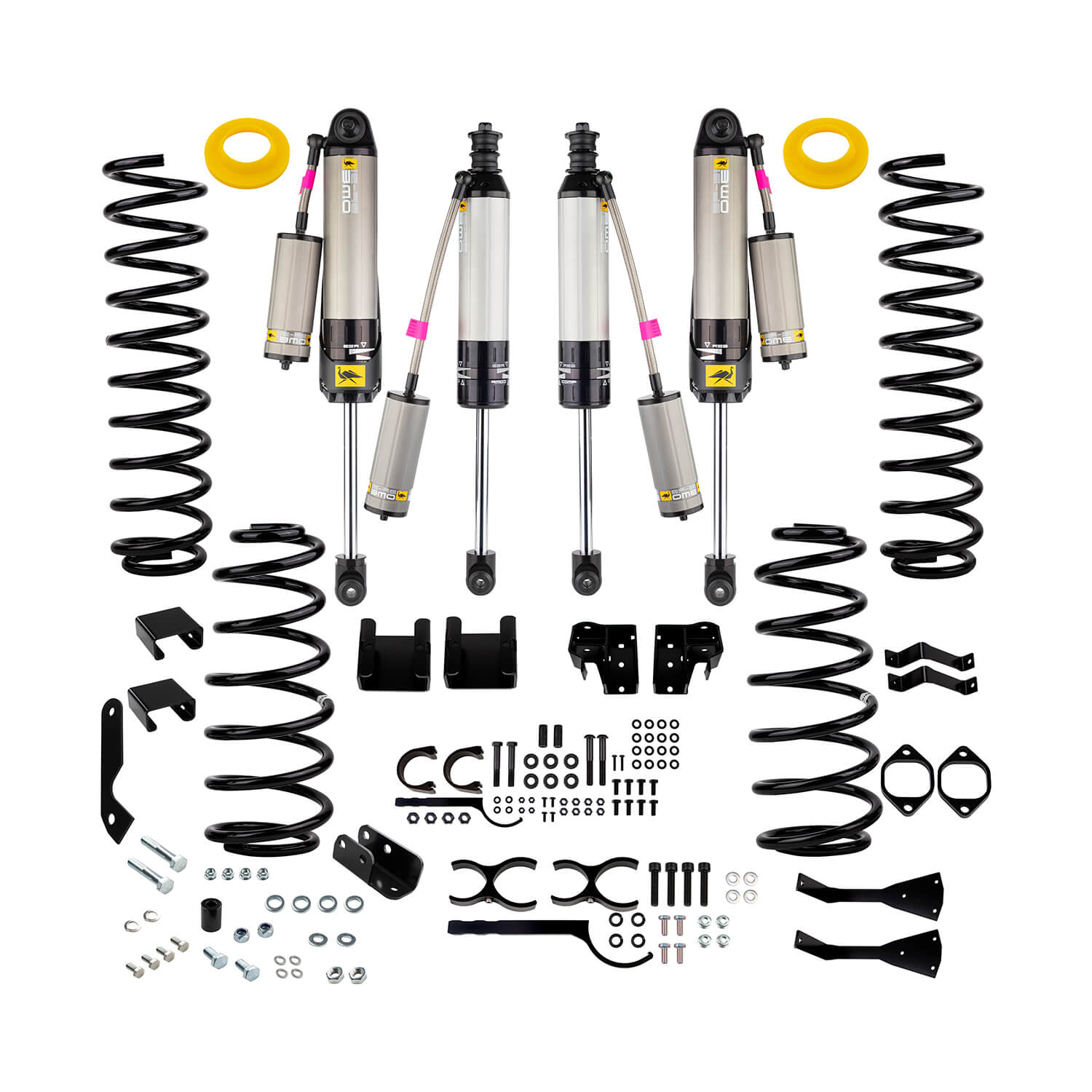 Heavy Load Suspension Lift Kit w/ BP-51 Bypass Shocks <br> 07-18 Jeep Wrangler (JK)