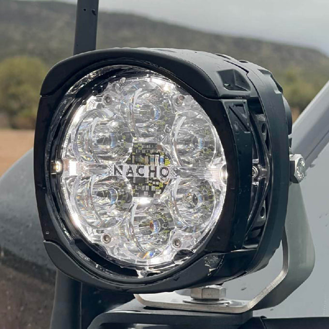 Pair NACHO Quatro Spot 4in. Offroad LED Light
