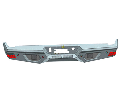 Super Heavy Duty Rear Bumper <br>19-24 Ram 1500