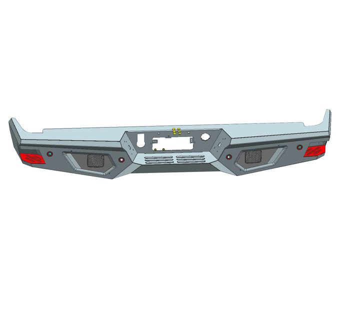 Super Heavy Duty Rear Bumper <br>19-24 Ram 1500
