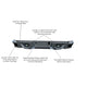 Super Heavy Duty Rear Bumper <br>19-24 Ram 1500
