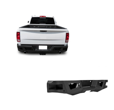 Heavy Duty Rear Bumper <br>09-18 Dodge Ram 1500, 10-23 2500, 3500