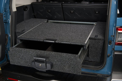 Roller Drawer with Roller Floor <br> 07-14 Toyota FJ Cruiser, 18-23 Jeep Wrangler