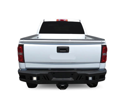 Super Heavy Duty Rear Bumper <br>11-19 Chevy, GMC Silverado Sierra 2500, 3500HD