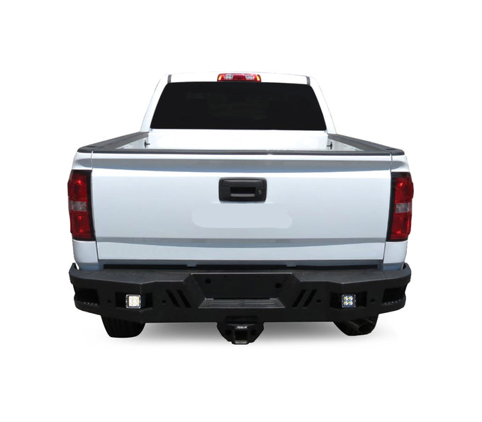 Super Heavy Duty Rear Bumper <br>11-19 Chevy, GMC Silverado Sierra 2500, 3500HD