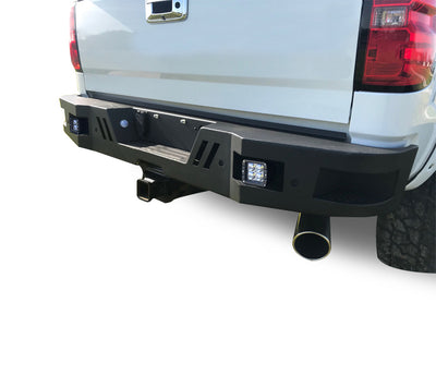 Super Heavy Duty Rear Bumper <br>11-19 Chevy, GMC Silverado Sierra 2500, 3500HD
