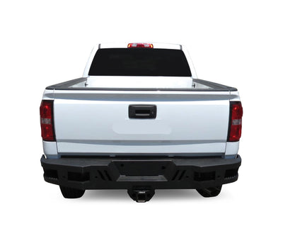 Super Heavy Duty Rear Bumper <br>11-19 Chevy, GMC Silverado Sierra 2500, 3500HD