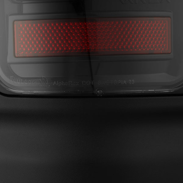 Black LUXX-Series LED Tail Lights <br> 94-01 Dodge Ram 1500 2500 3500