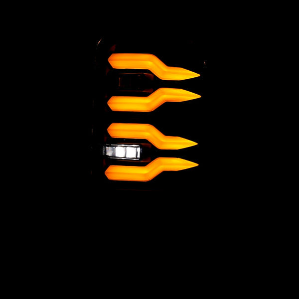 Black LUXX-Series LED Tail Lights <br> 94-01 Dodge Ram 1500 2500 3500
