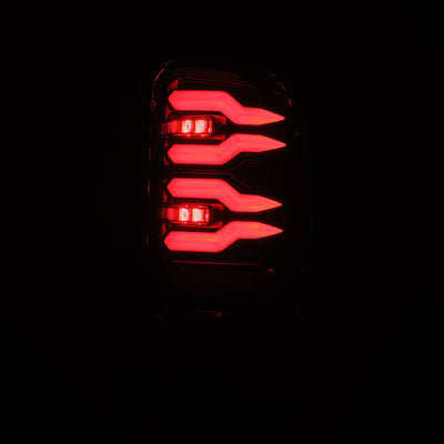 Black LUXX-Series LED Tail Lights <br> 94-01 Dodge Ram 1500 2500 3500