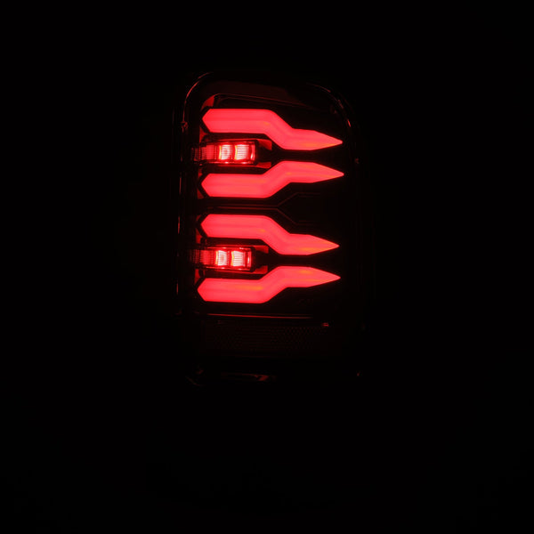Black LUXX-Series LED Tail Lights <br> 94-01 Dodge Ram 1500 2500 3500