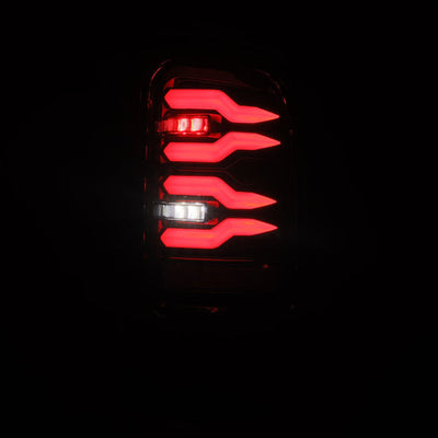 Black LUXX-Series LED Tail Lights <br> 94-01 Dodge Ram 1500 2500 3500