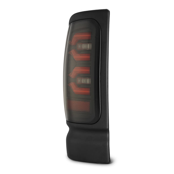 Black/Red LUXX-Series LED Tail Lights <br> 94-01 Dodge Ram 1500 2500 3500