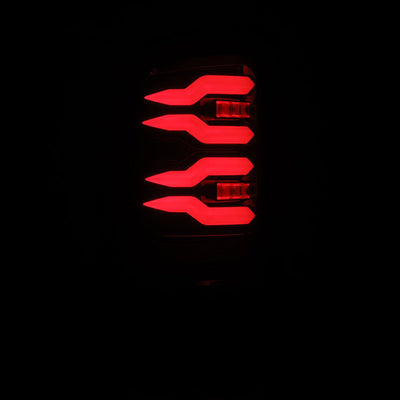 Black/Red LUXX-Series LED Tail Lights <br> 94-01 Dodge Ram 1500 2500 3500