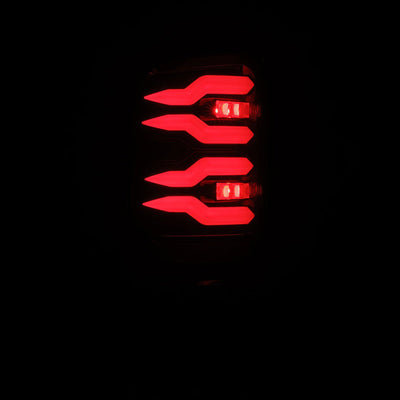 Black/Red LUXX-Series LED Tail Lights <br> 94-01 Dodge Ram 1500 2500 3500
